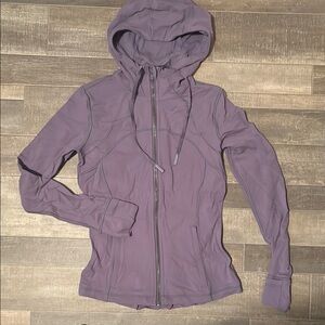 Lululemon Purple Hooded define jacket